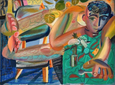 View full screen - View 1 of Lot 507. Louis Fratino 路易斯・弗拉蒂諾 | Nasturtiums 金蓮花 .