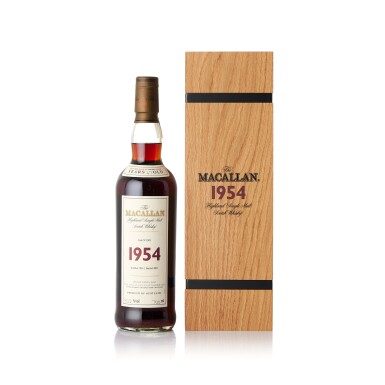 View full screen - View 1 of Lot 6504. The Macallan Fine & Rare 47 Year Old 50.2 abv 1954 (1 BT 70cl).