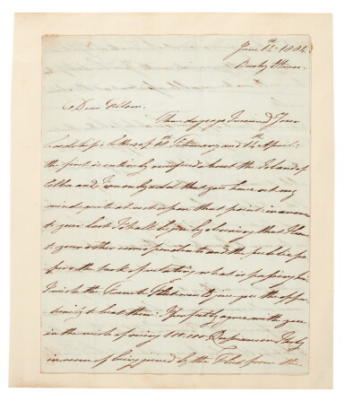 View full screen - View 1 of Lot 155. King William IV | Autograph letter signed, to Lord Nelson, on naval affairs, 1804.