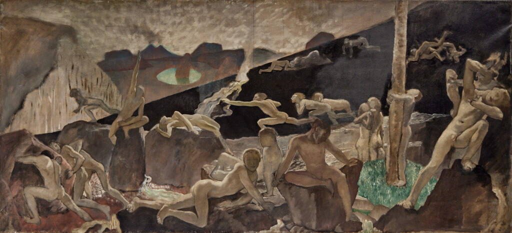 View full screen - View 1 of Lot 2268. Composition study for "The Coast of Britain".