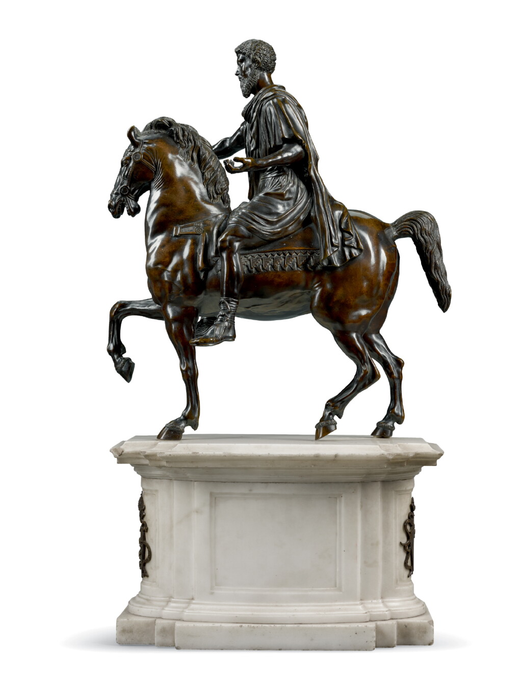 View full screen - View 1 of Lot 126. ITALIAN, EARLY 19TH CENTURY, AFTER THE ANTIQUE | MARCUS AURELIUS.