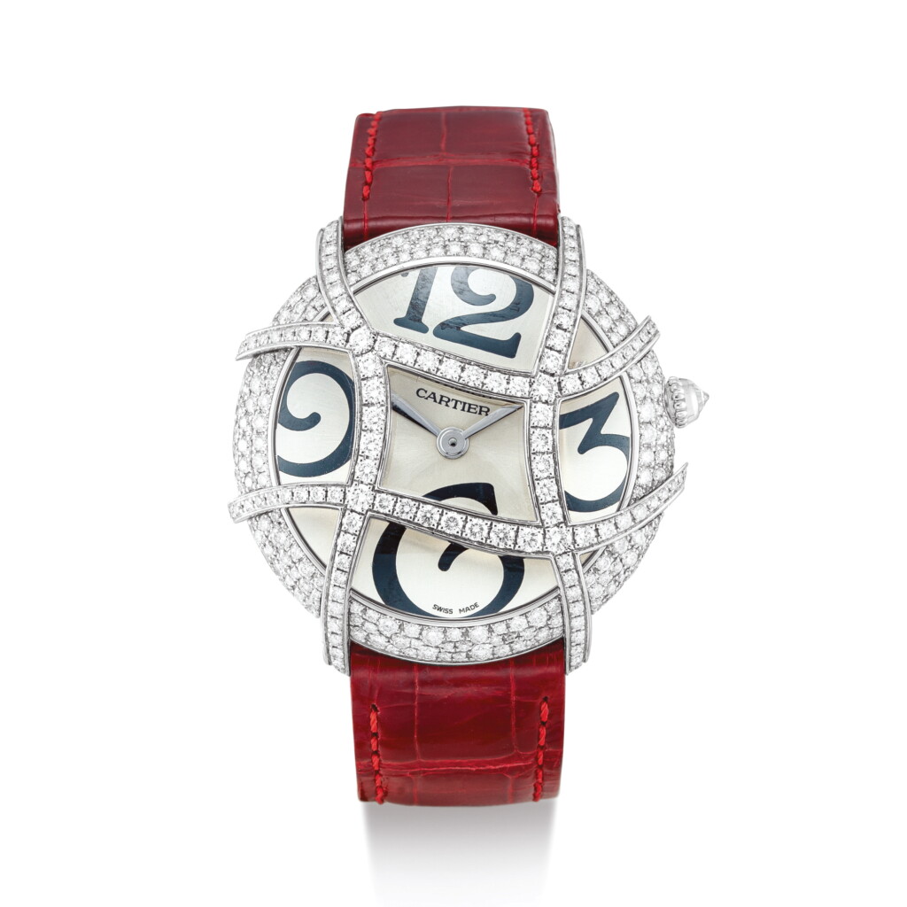 全萤幕检视 - 查看2124CARTIER | RONDE FOLLE, REFERENCE 2991 A WHITE GOLD AND DIAMOND-SET WRISTWATCH, CIRCA 2008" | 卡地亞 | Ronde Folle 型號2991 白金鑲鑽石腕錶,錶殼編號41161MX,約2008年製"的1