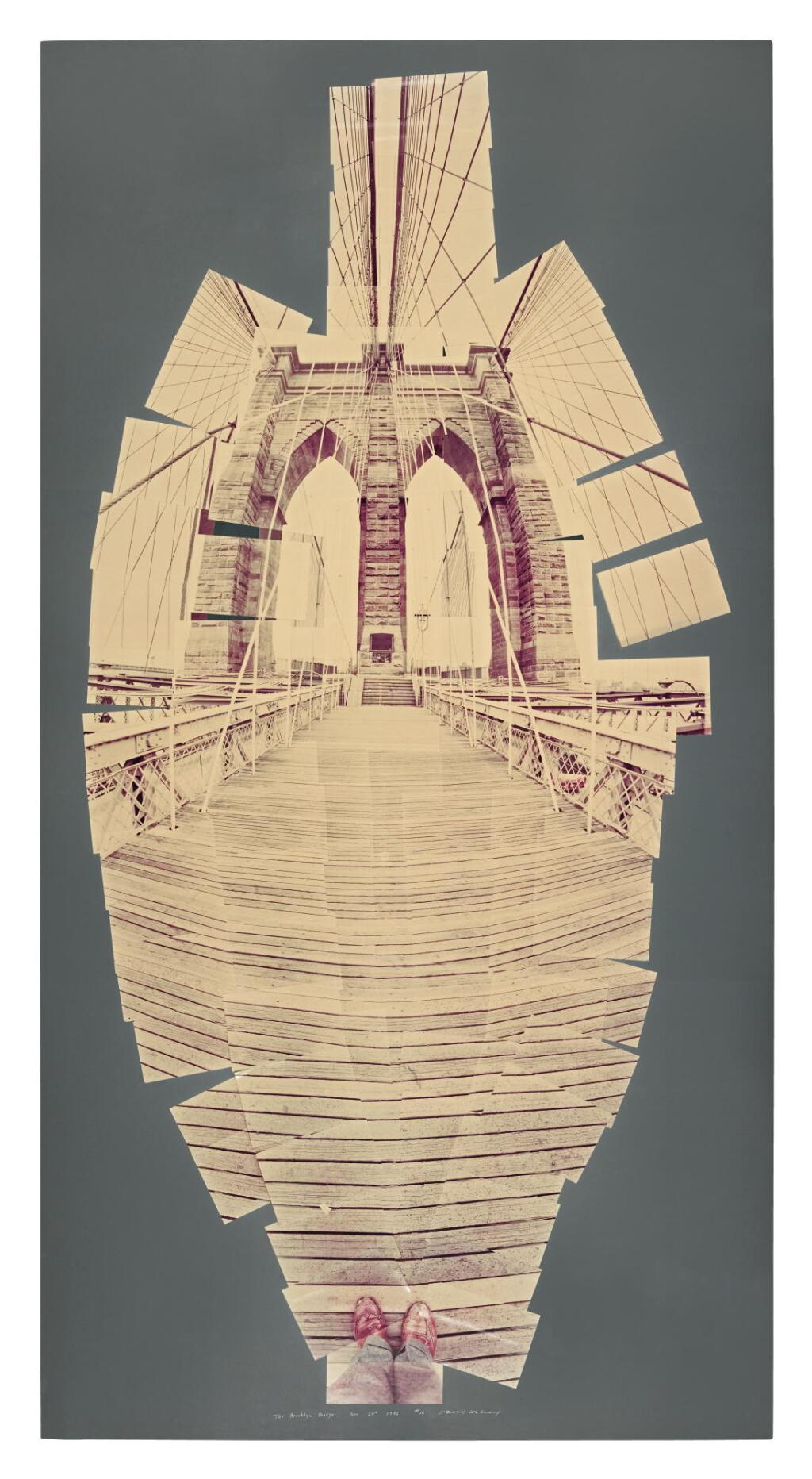 View full screen - View 1 of Lot 31. DAVID HOCKNEY, R.A. | BROOKLYN BRIDGE, 1982.