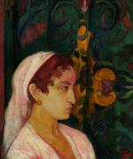Femme de profil