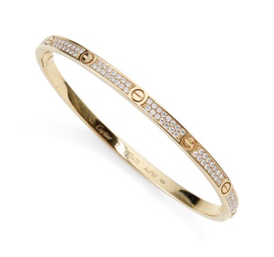 View full screen - View 1 of Lot 1003. DIAMOND BANGLE, 'LOVE', CARTIER.