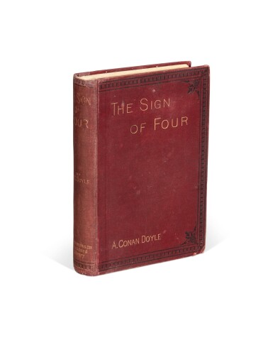 View full screen - View 1 of Lot 161. Sir Arthur Conan Doyle | The Sign of Four, 1890, first edition.