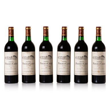 View full screen - View 1 of Lot 153. Château Pontet Canet 1988 (12 BT).