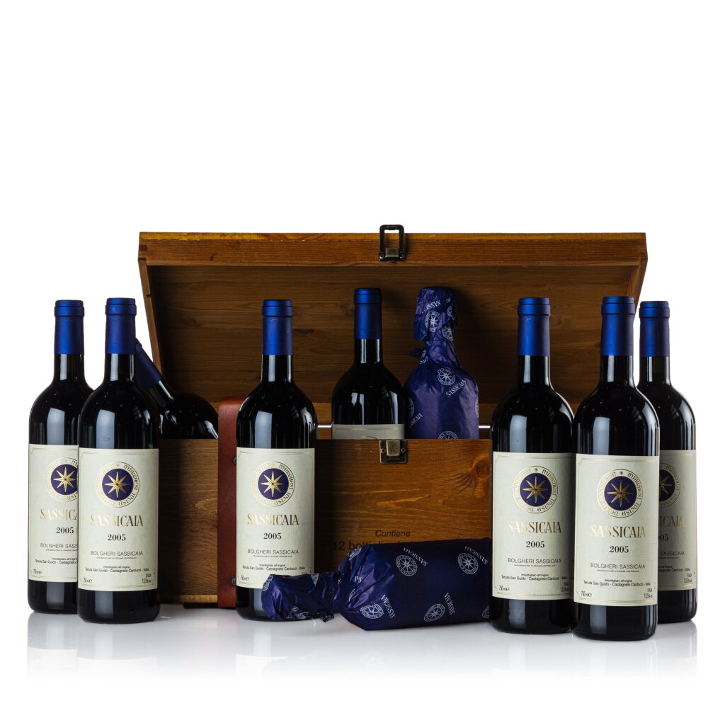 View full screen - View 1 of Lot 452. Sassicaia 2005 (12 BT).