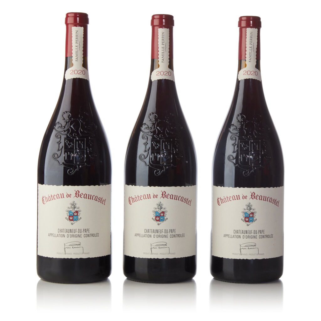 View full screen - View 1 of Lot 269. Châteauneuf du Pape, Rouge 2020 Château de Beaucastel (6 MAG).