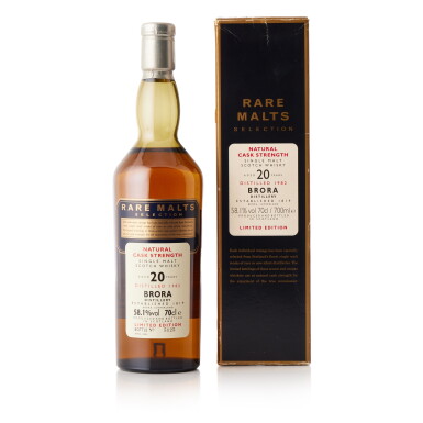 View full screen - View 1 of Lot 8107. Brora Rare Malt 20 Year Old 58.1 abv 1982 (1 BT70).