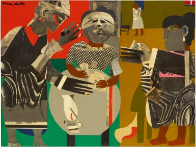 View full screen - View 1 of Lot 2. ROMARE BEARDEN | THE FORTUNE TELLER.