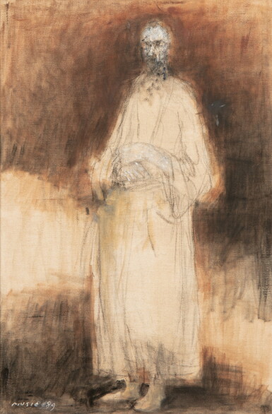 View full screen - View 1 of Lot 578. ZORAN MUSIC | AUTOPORTRAIT.