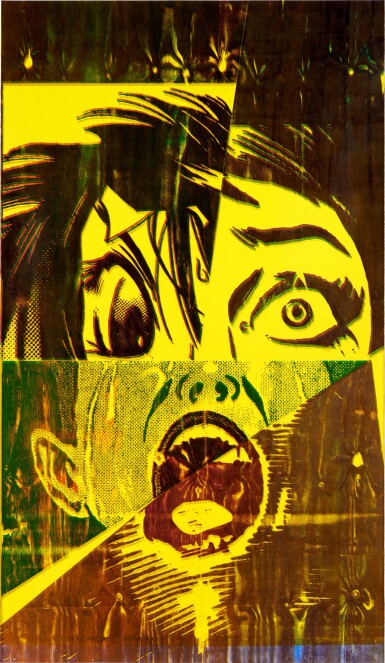 View full screen - View 1 of Lot 115. Scream (Four Yellow Slices).