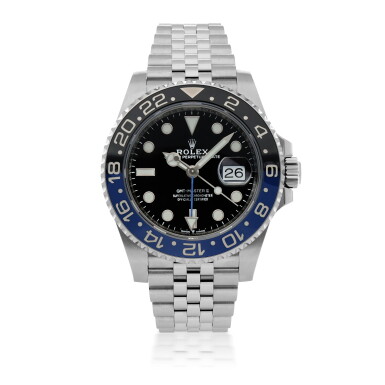 View full screen - View 1 of Lot 902. 'BATGIRL' GMT-MASTER II, REF 126710BLNR STAINLESS STEEL DUAL TIME ZONE WRISTWATCH WITH DATE AND BRACELET CIRCA 2019.