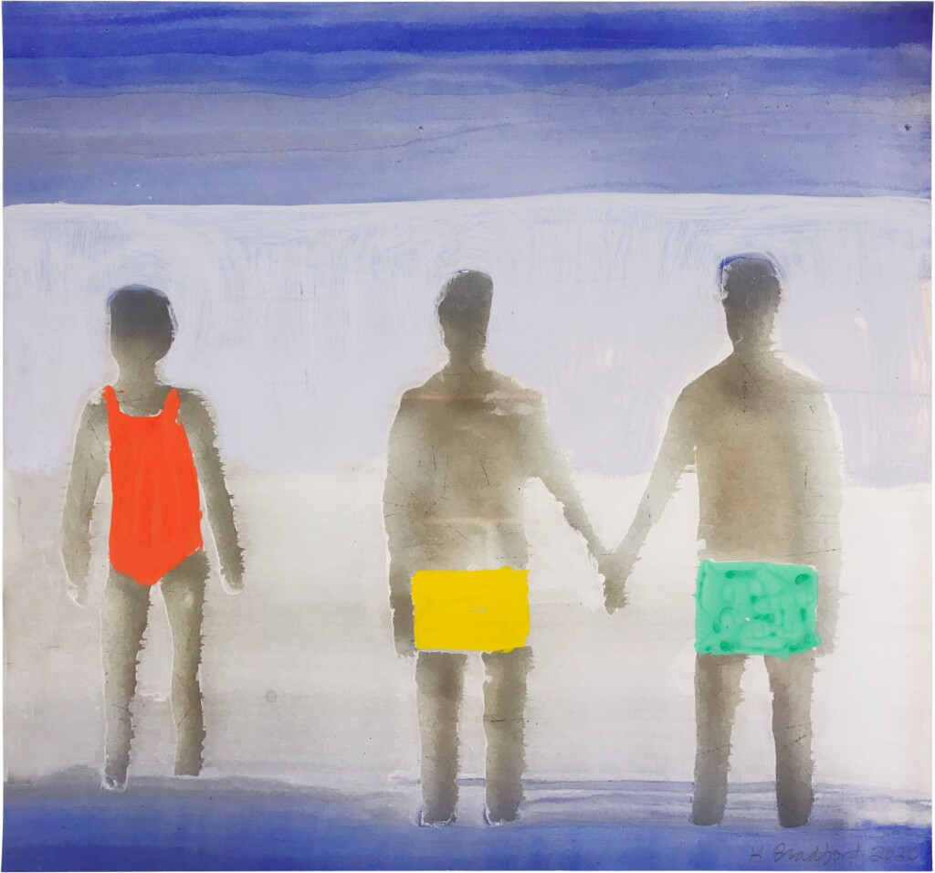 View full screen - View 1 of Lot 91. Seaside, 1 Woman, 2 Men.