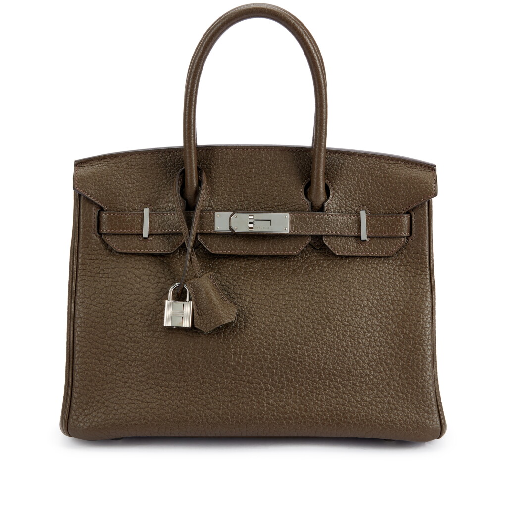 View full screen - View 1 of Lot 3055. Vert Veronese Fjord Birkin 30 Palladium Hardware, 2012.