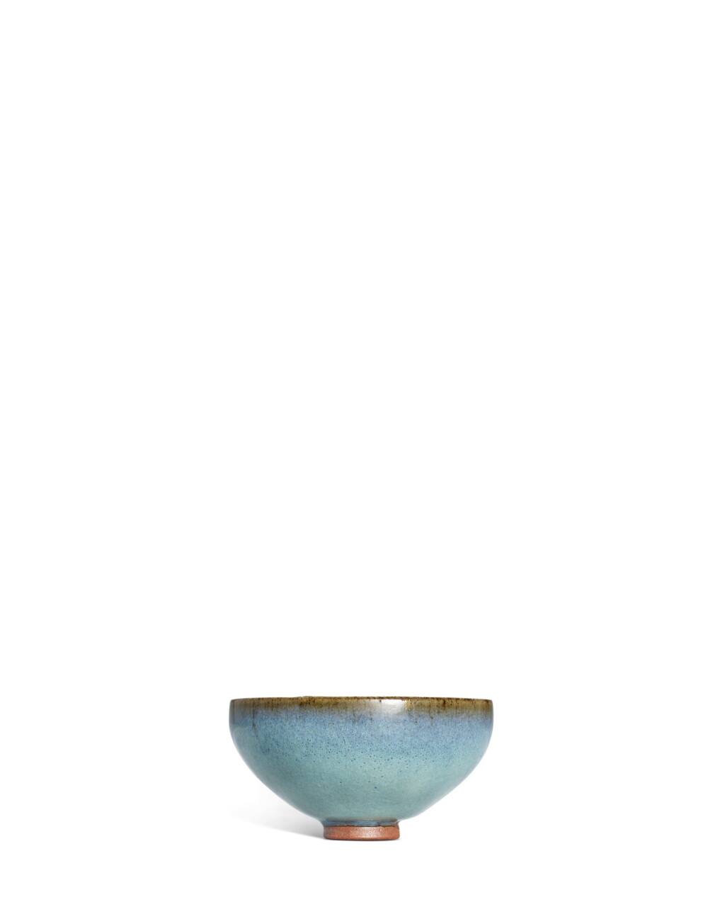 View full screen - View 1 of Lot 3693. A small purple splashed Junyao bubble bowl, Song dynasty | 宋 天藍釉紫斑小盌.