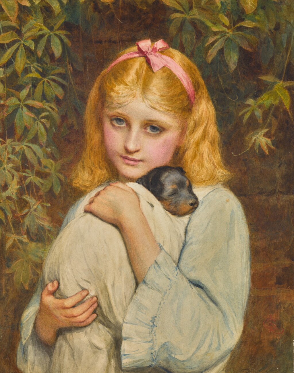 View full screen - View 1 of Lot 96. CHARLES SILLEM LIDDERDALE | THE NEW PUPPY.