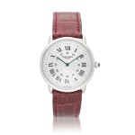 Ronde Louis Cartier, Collection Privée Reference 2452B A limited edition platinum wristwatch, Circa 1999