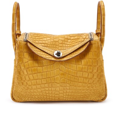 View full screen - View 1 of Lot 148. Paille Matte Niloticus Crocodile Lindy 30 Palladium Hardware, 2008.