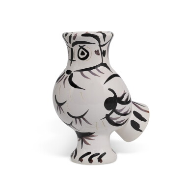 View full screen - View 1 of Lot 10. Chouette aux plumes (A. R. 122).