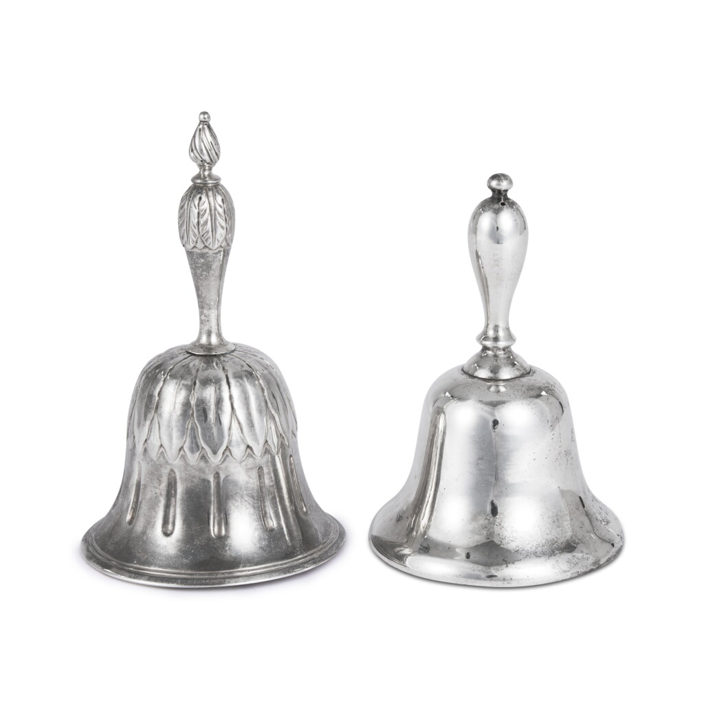 View full screen - View 1 of Lot 4. A Dutch Silver Table Bell, Johannes Schiotling, Amsterdam, 1791.
