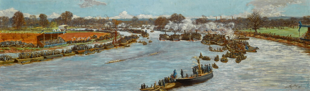 View full screen - View 1 of Lot 117. The Oxford and Cambridge Boat Race.