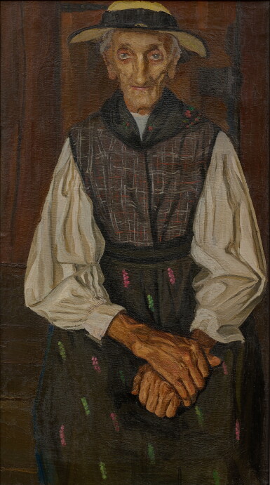 View full screen - View 1 of Lot 27. Vieille femme assise.