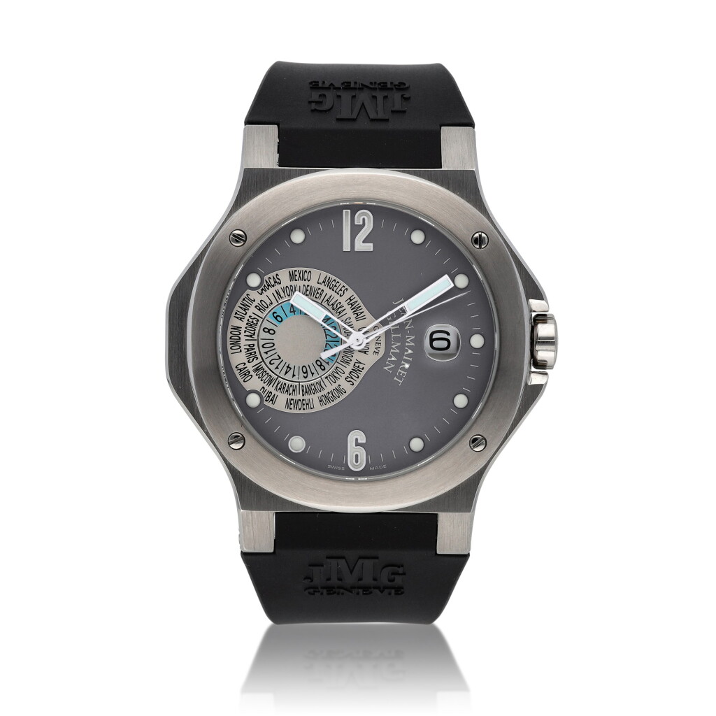 View full screen - View 1 of Lot 60. Sport GMT Limited edition stainless steel world time wristwatch with date Circa 2005.