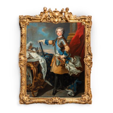 View full screen - View 1 of Lot 29. Portrait of King Louis XV.
