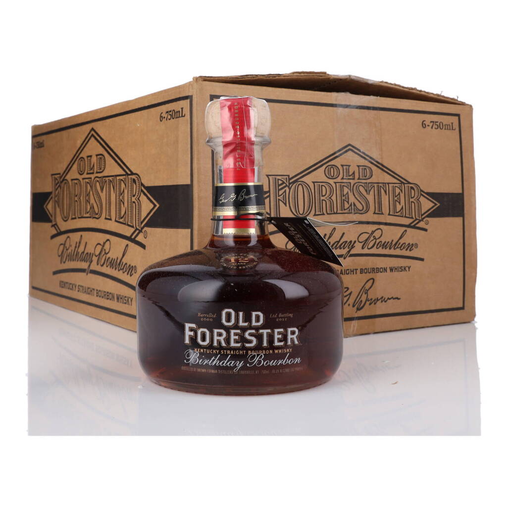 View full screen - View 1 of Lot 348. Old Forester 12 Year Old Birthday Bourbon 97 Proof 2000 (6 BT 75cl).