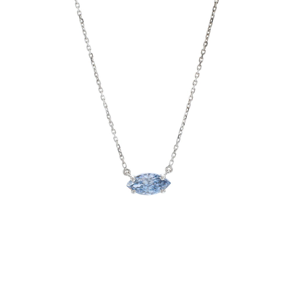 全萤幕检视 - 查看614Fancy Intense Blue diamond pendent necklace的1