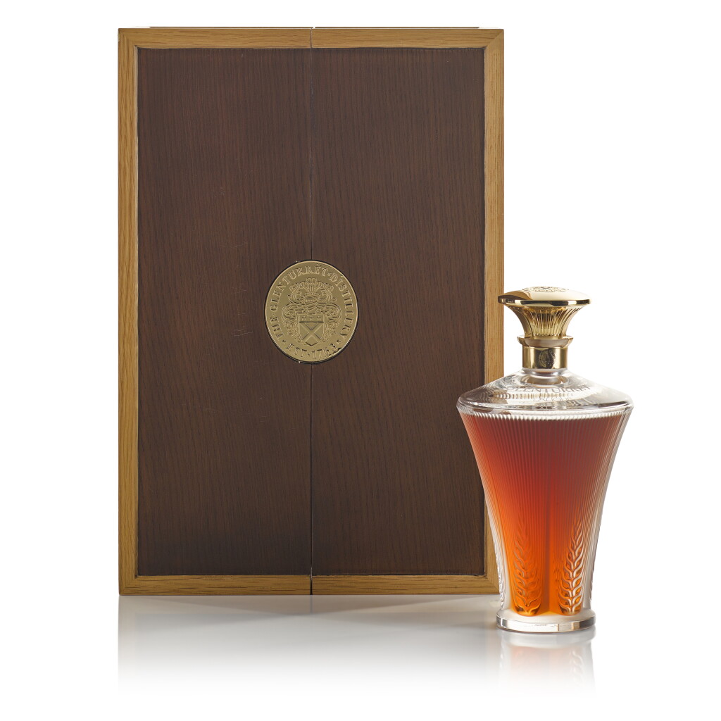 View full screen - View 1 of Lot 192. The Glenturret Provenance Decanter in Lalique 33 Year Old 43.7 abv 1987 (1 BT 70cl).