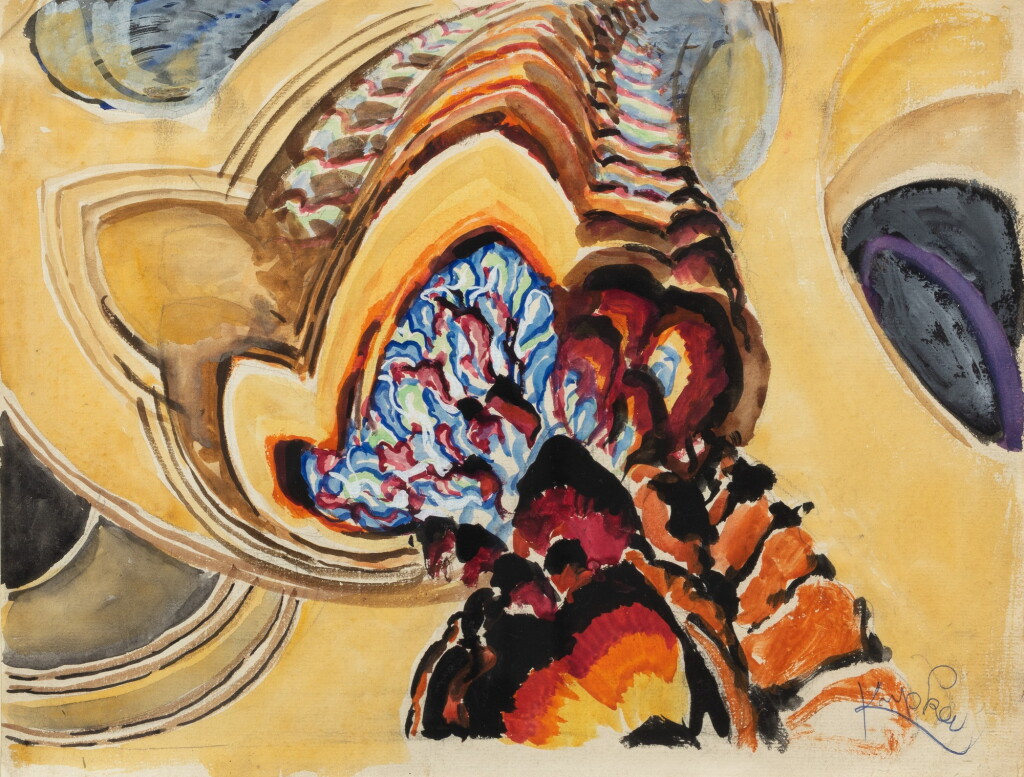 View full screen - View 1 of Lot 18. Composition abstraite.