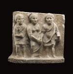A Roman Marble Funerary Relief, 1st half of the 2nd Century A.D.
