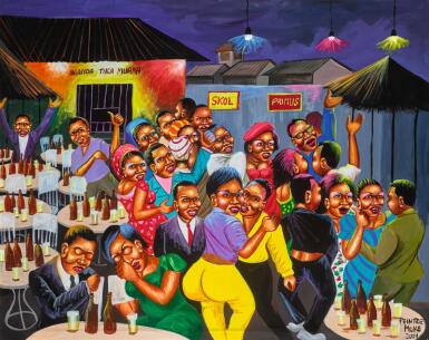 View full screen - View 1 of Lot 12. MONSENGWO KEJWAMFI ''MOKE'' | BAR DE NUIT.