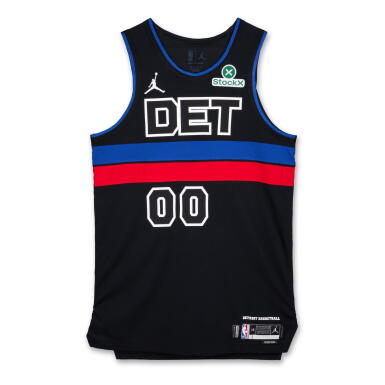 View full screen - View 1 of Lot 143. Ronald Holland II Detroit Pistons 2024-2025 Game Worn Statement Edition Jersey .