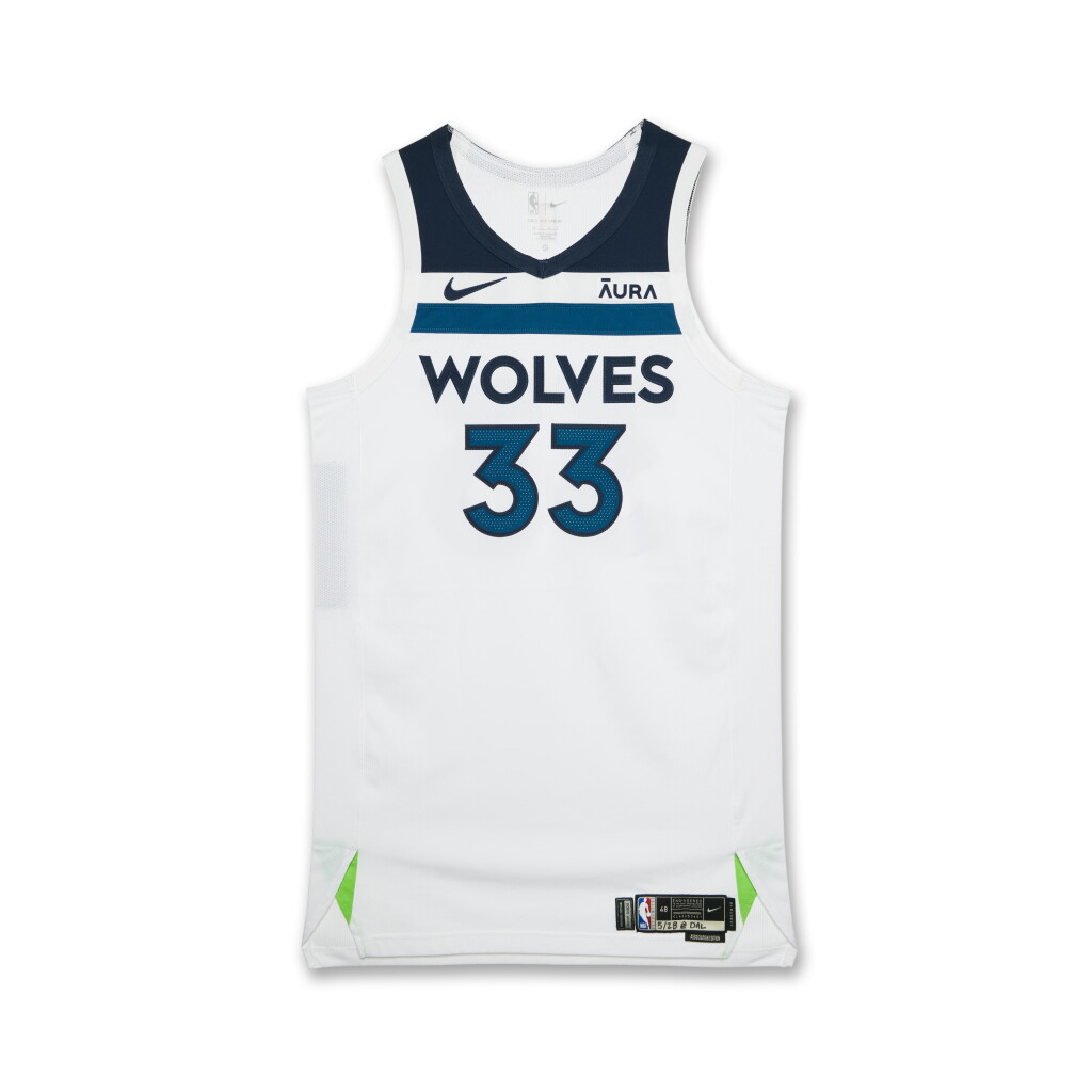 全萤幕检视 - 查看166Leonard Miller Minnesota Timberwolves 2023- 24 Game Worn Association Edition Jersey | Matched to 2 Games的1