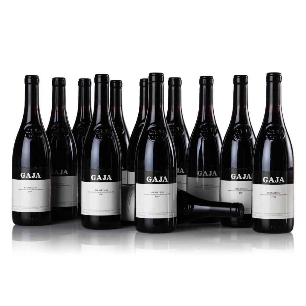 View full screen - View 1 of Lot 350. Barbaresco 1994 Gaja (12 BT).