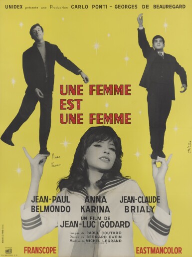 View full screen - View 1 of Lot 16. Une Femme est une Femme / A Woman is a Woman (1961).