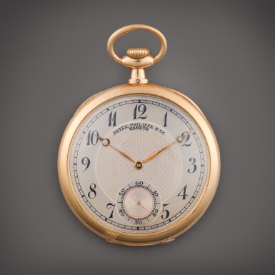 View full screen - View 1 of Lot 525. Retailed by G.Jost, Genova: A yellow gold open faced watch, Circa 1950.