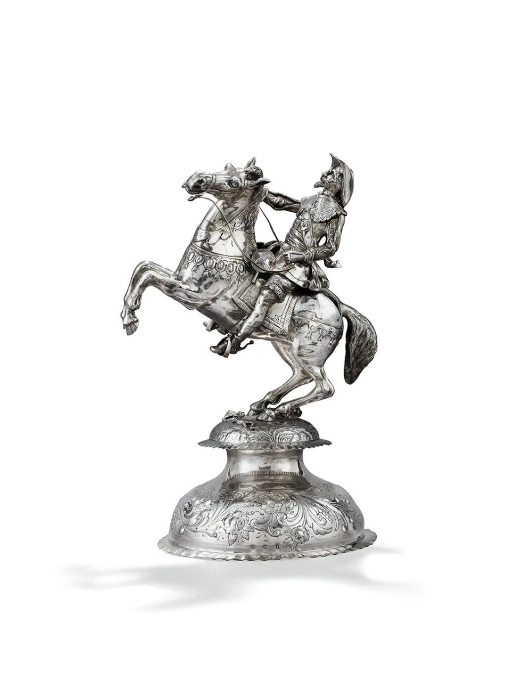 View full screen - View 1 of Lot 173. A German silver figural cup, circa 1880.