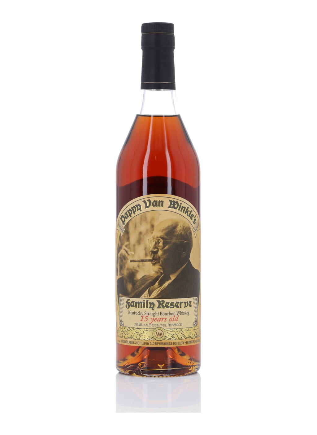 View full screen - View 1 of Lot 595. Pappy Van Winkle's 15 Year Old Family Reserve 107 Proof NV (1 Bottle 75cl).
