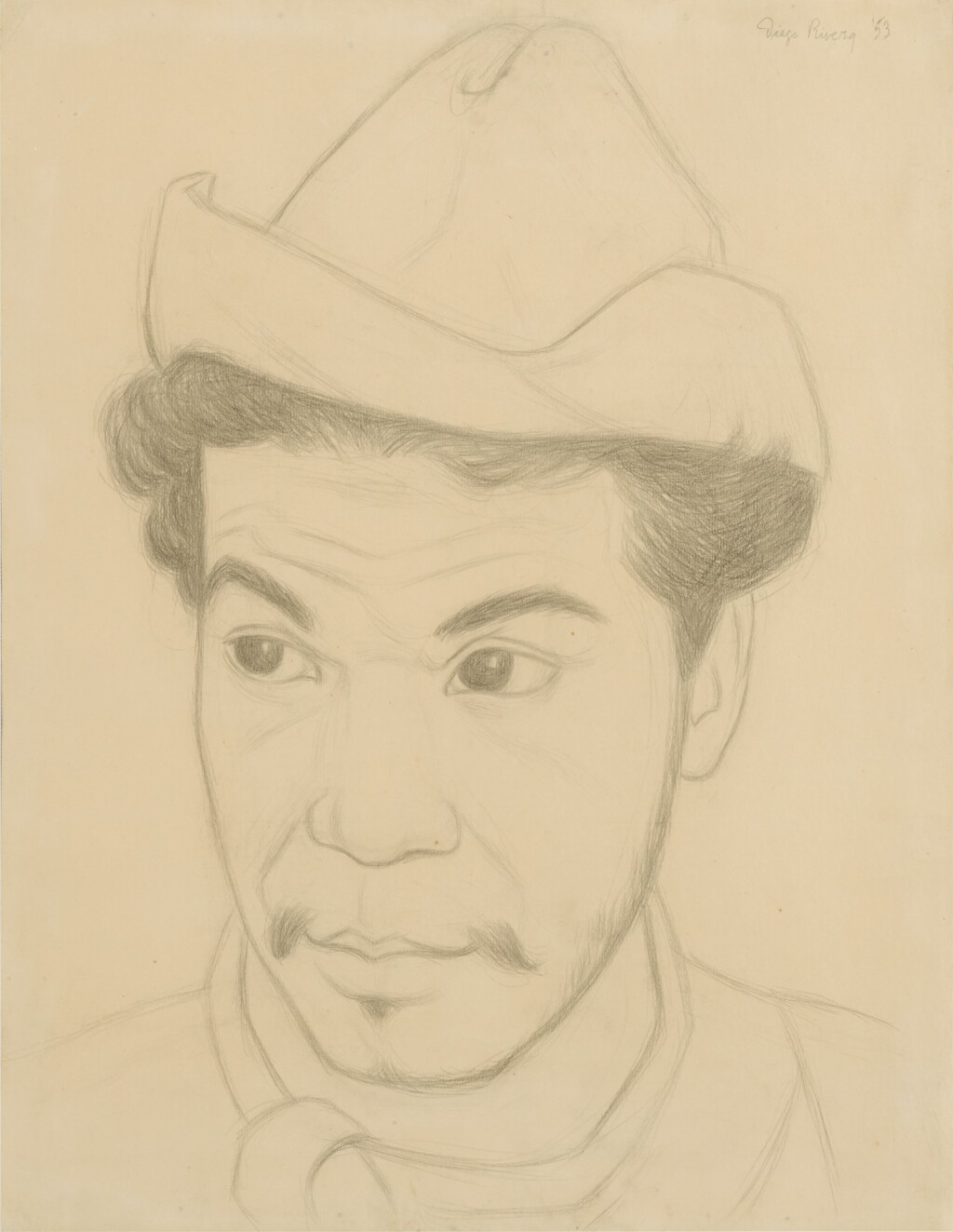 View full screen - View 1 of Lot 28. Retrato de Cantinflas.