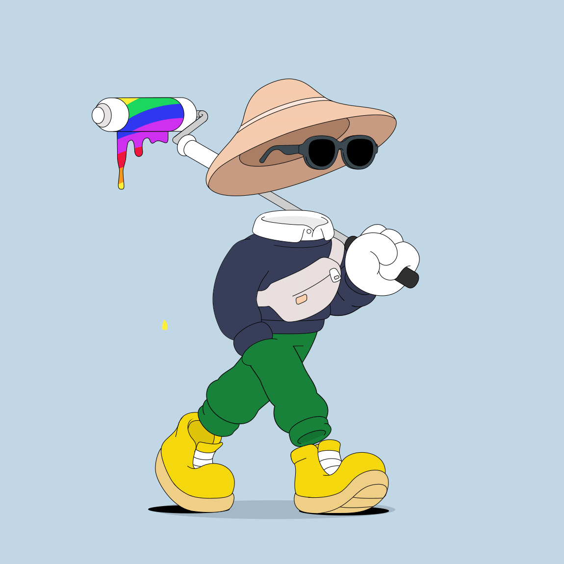 View full screen - View 1 of Lot 15. Invisible Friends #4953.