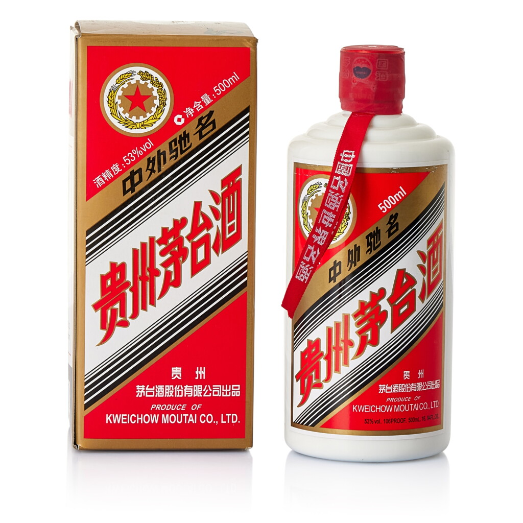 View full screen - View 1 of Lot 5587. 2009年產 "五星牌"貴州茅台酒 Kweichow Five Star Moutai 2009 (1 BT50).