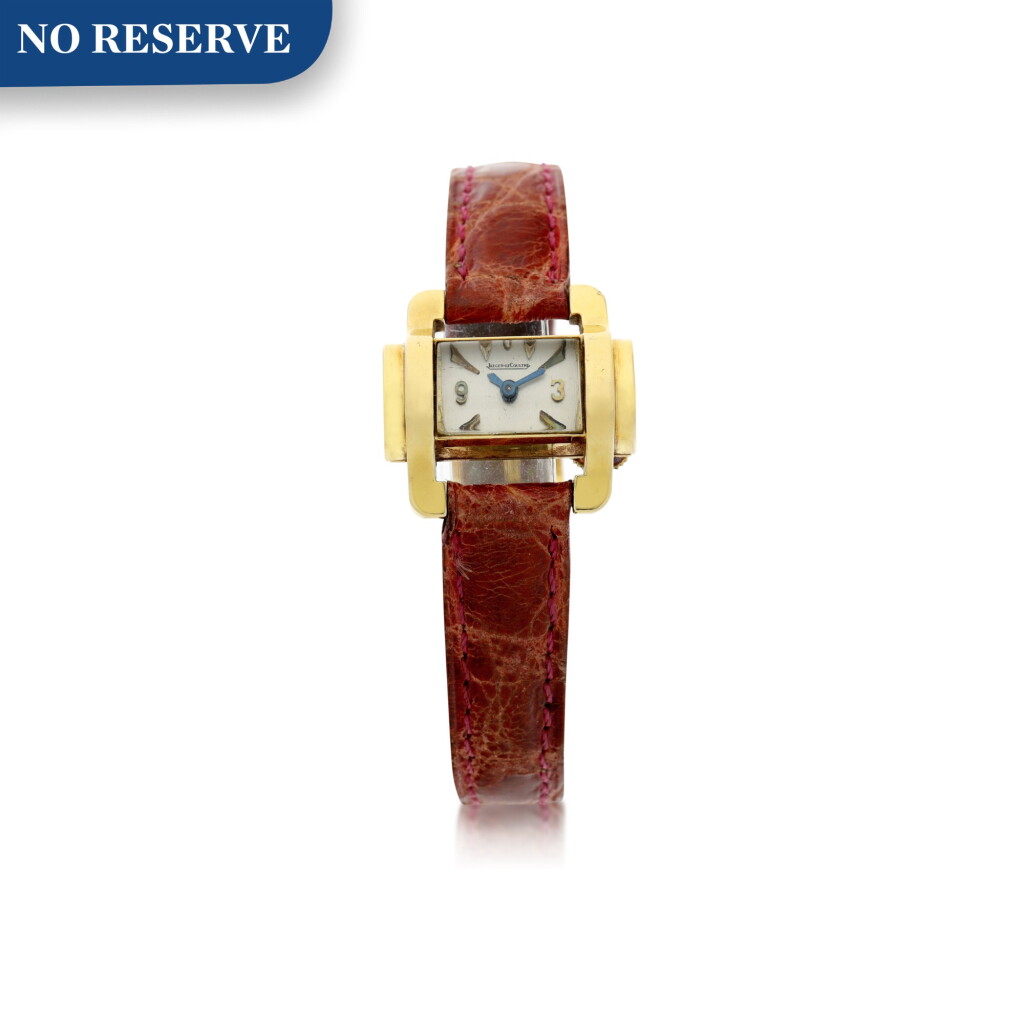View full screen - View 1 of Lot 237. A LADY'S YELLOW GOLD WRISTWATCH, CIRCA 1955.