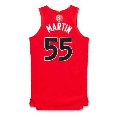 View full screen - View 1 of Lot 71. Alijah Martin ‘Canada Series’ Toronto Raptors 2025-2026 Game Worn Icon Edition Jersey.