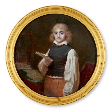 View full screen - View 1 of Lot 302. Portrait of a writer, circa 1795.