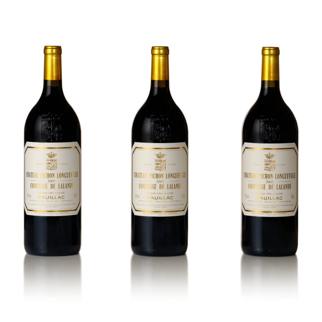View full screen - View 1 of Lot 57. Château Pichon Longueville, Lalande 2005 (6 MAG).